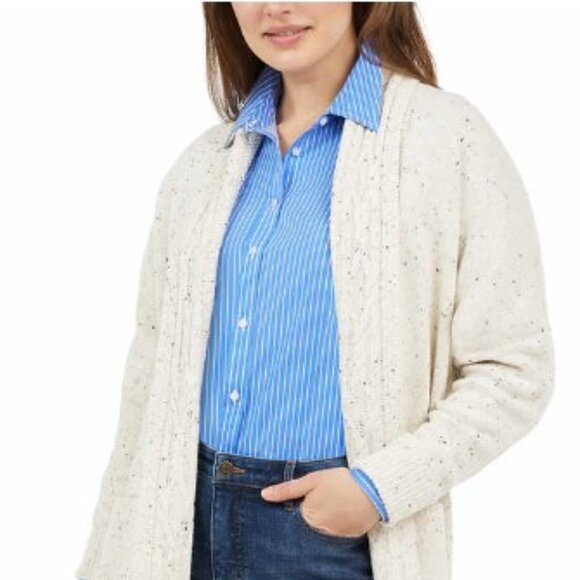 Chaps Sweaters - Chaps Ladies' Cable Neck Cardigan
